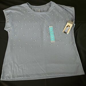 Berkley Jensen Pearl tee XL new